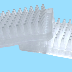 0.1ml PCR Plate 96 well Full Skirted Clear Tube White Frame Sterile
