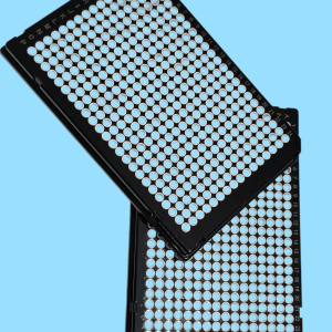 384 well PCR Plate Black Frame&White Tube Sterile