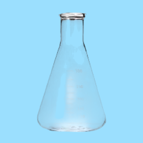 250ml Baffled Erlenmeyer Flask Vent Cap PC Sterile Individual Packing