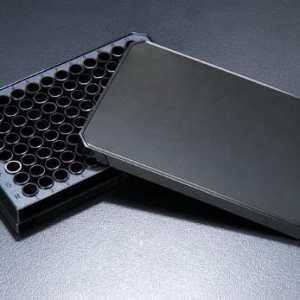 96 Well Cell Culture Black Plate TC Treated Sterile Individual Packing